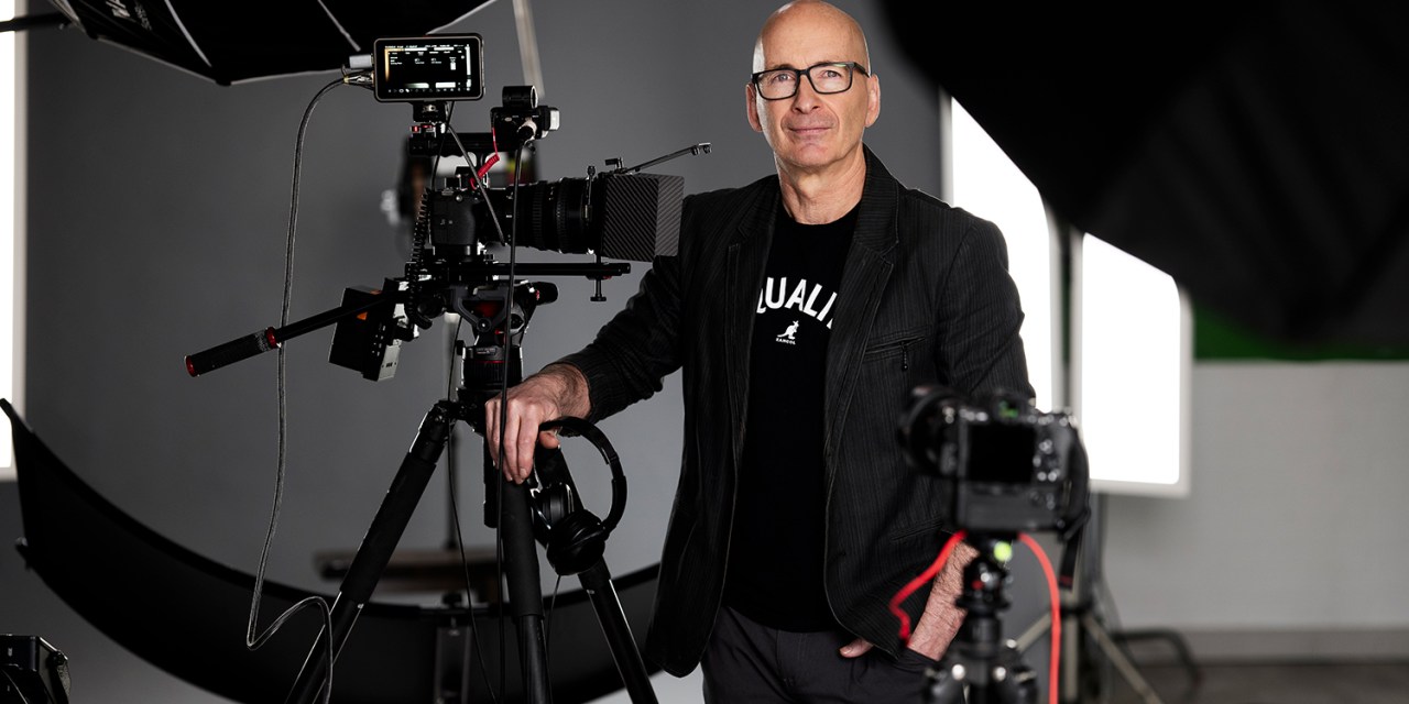 Behind the lens